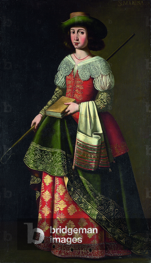 Saint Margaret of Antioch as a Shepherdess (oil on canvas)