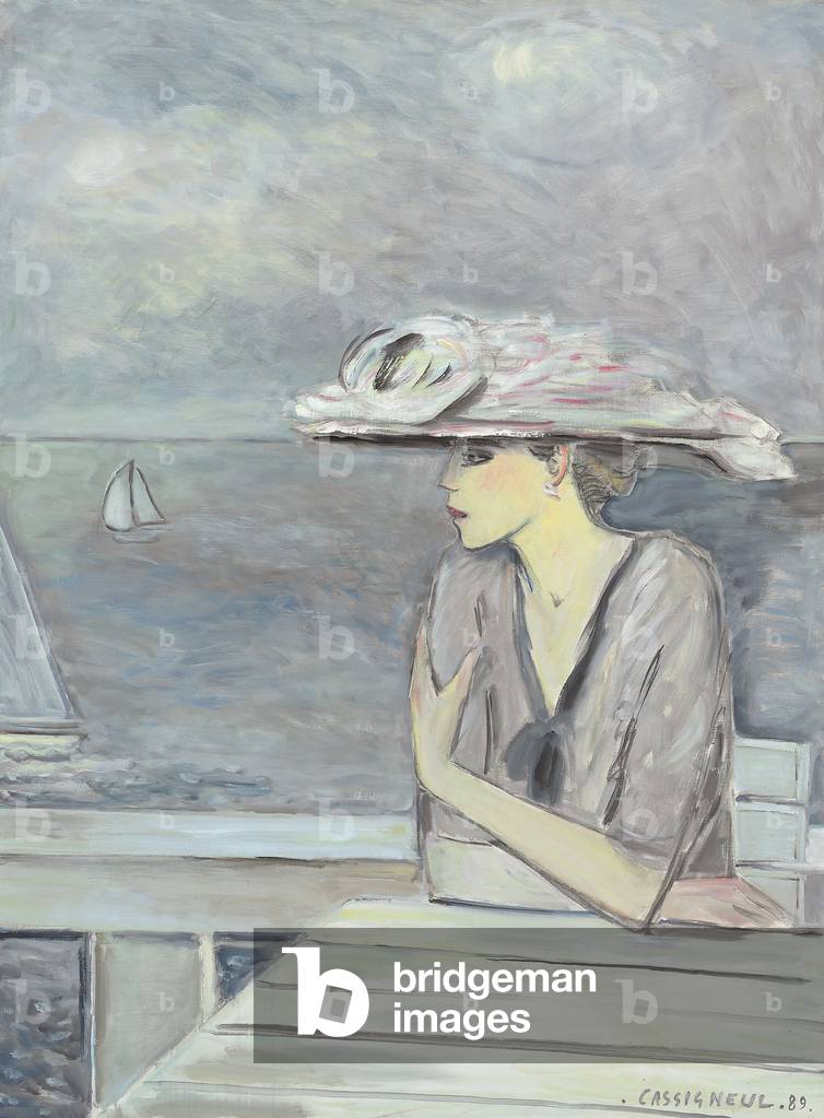 Over Time; Le fil du temps, 1989 (oil on canvas)