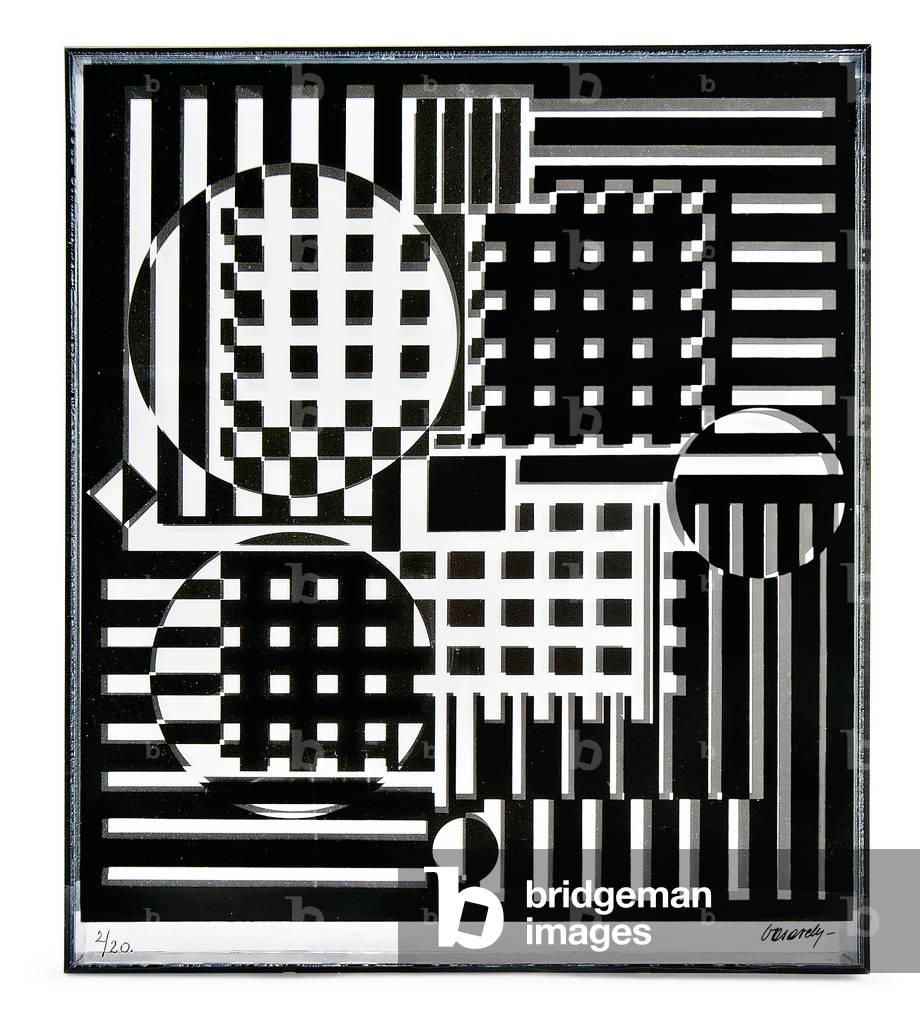 Pleionne F, 1954-55 (screenprint on perspex)