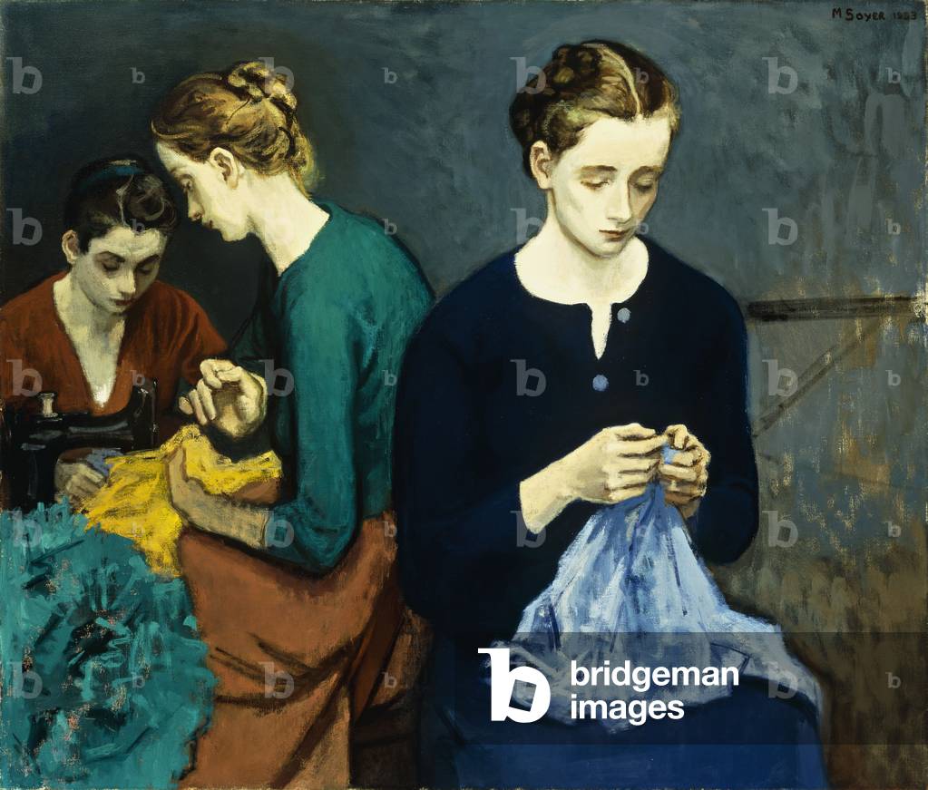 Seamstresses, 1953 (oil on canvas)