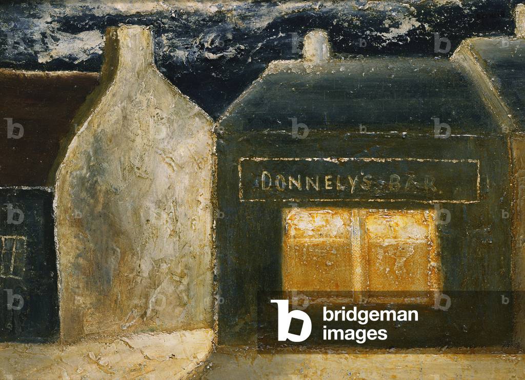 Donnely's Bar, (oil on board)