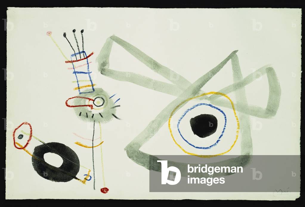 "Grotesques figues", 20. Jahrhundert von Joan Miro