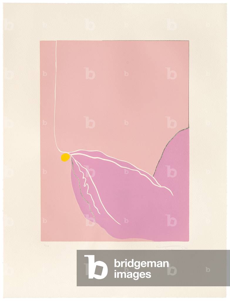 Here's flowers (portfolio of 8), 2006 (colour linocut)