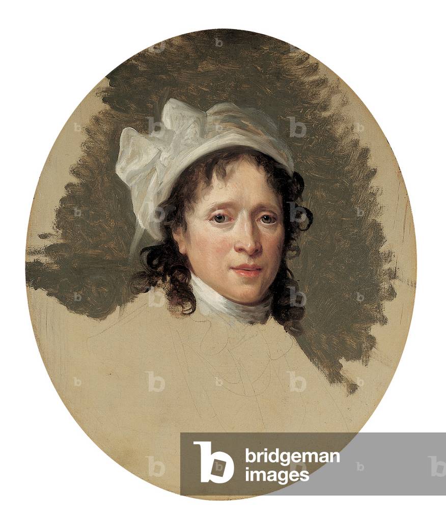 Portrait of a lady (oil on canvas)