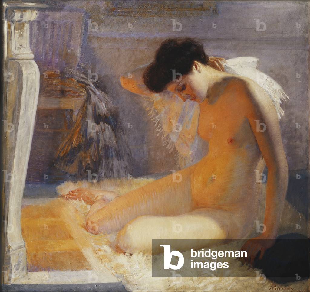 Nude; Nu, 1909 (oil on canvas)