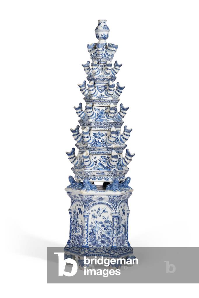 Tulipiere, late 17th-early 18th century (Delftware)