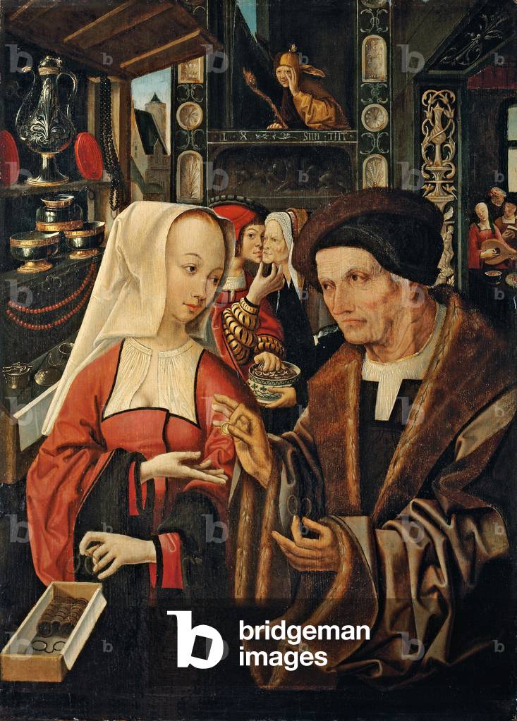 The Ill-matched Lovers (oil on panel)