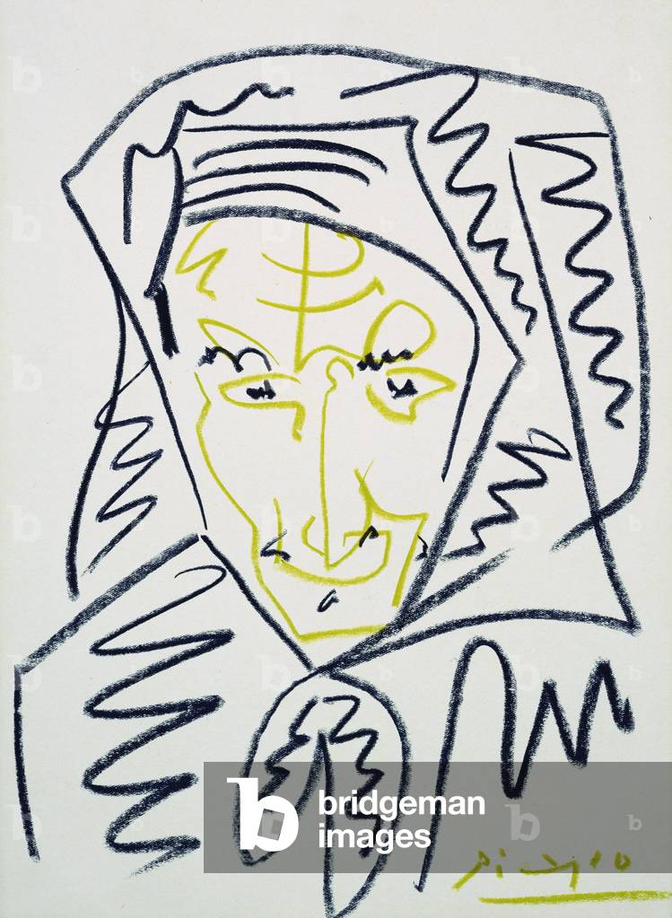 La femme italienne, 1958 par Pablo Picasso