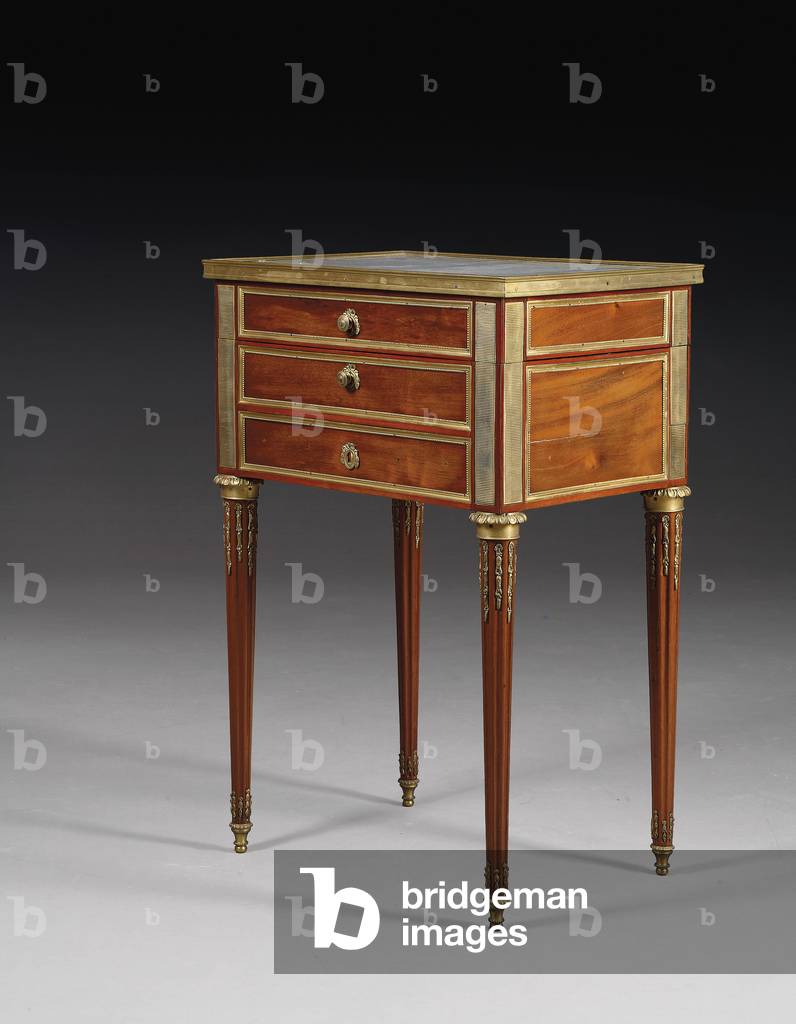 Louis XVI games table (ormolu mounted mahogany) (see also 714766)