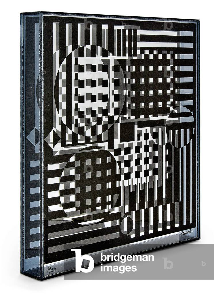 Pleionne F, 1954-55 (screenprint on perspex)