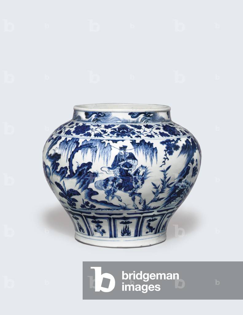 White and Blue Guan, mid 14th century (ceramic)