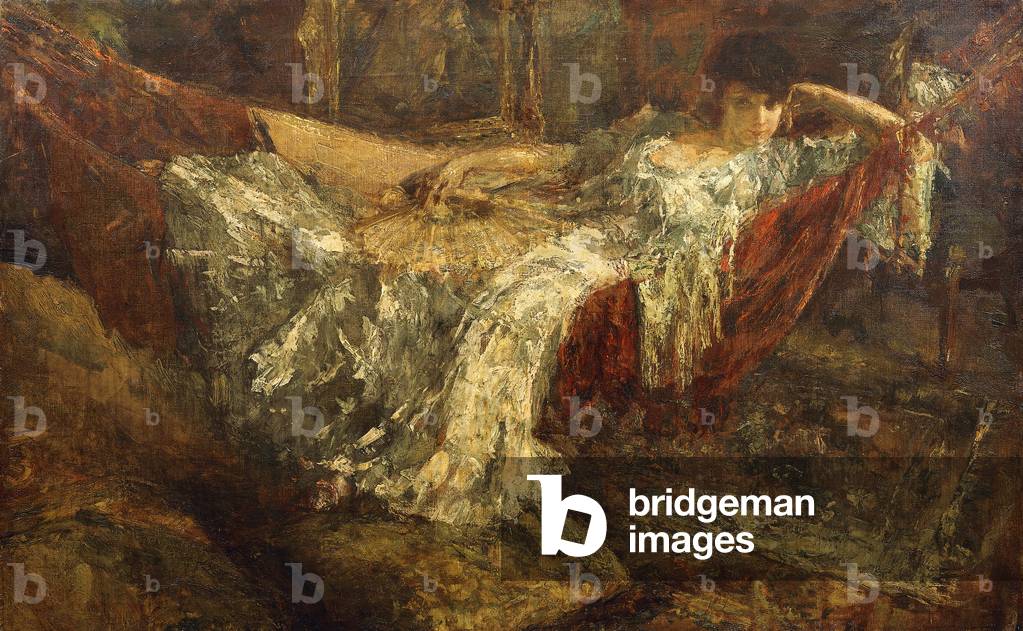 Reclining Lady, c.1910-19 (oil on canvas)