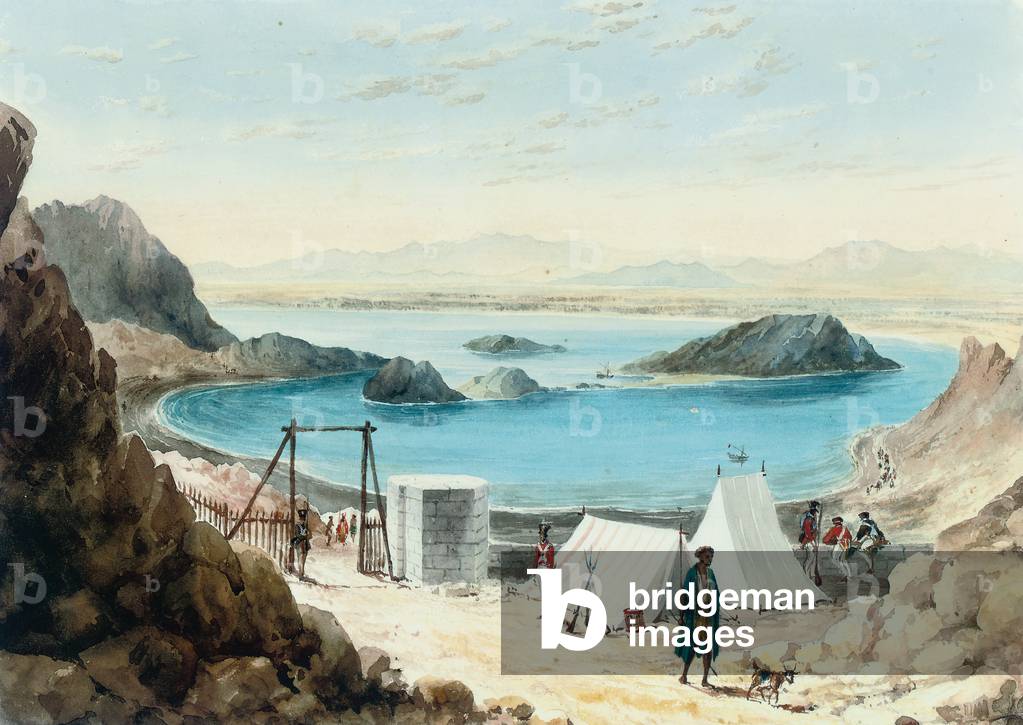Aden Harbour (w/c on paper)