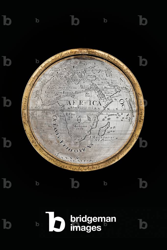 Two exceptional terrestrial and celestial globes, supported by Hercules and Atlas, Augsburg, 1697-99 (silver & silver-gilt)