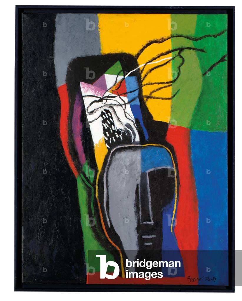 Portrait of a Visitor, 1998-99 (acrylic on canvas)