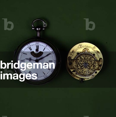 Silver cased verge watch, regulated through the barrel vault and with partly jewelled train, by Edward Banger (fl.1695-1713), London, c.1710