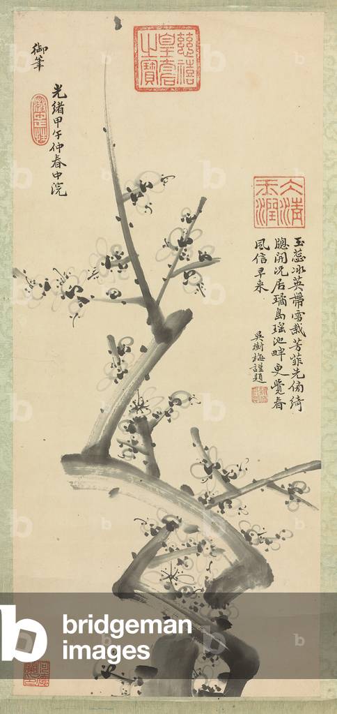 Plum blossoms, 1894 (ink on paper)