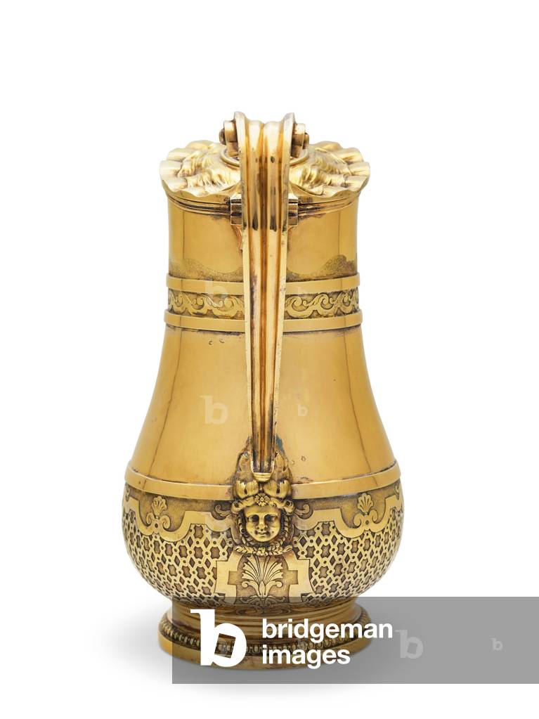 Ewer from the service of Charlotte Aglaé d'Orléans, Duchess of Modena and Reggio, 1719 (silver-gilt)