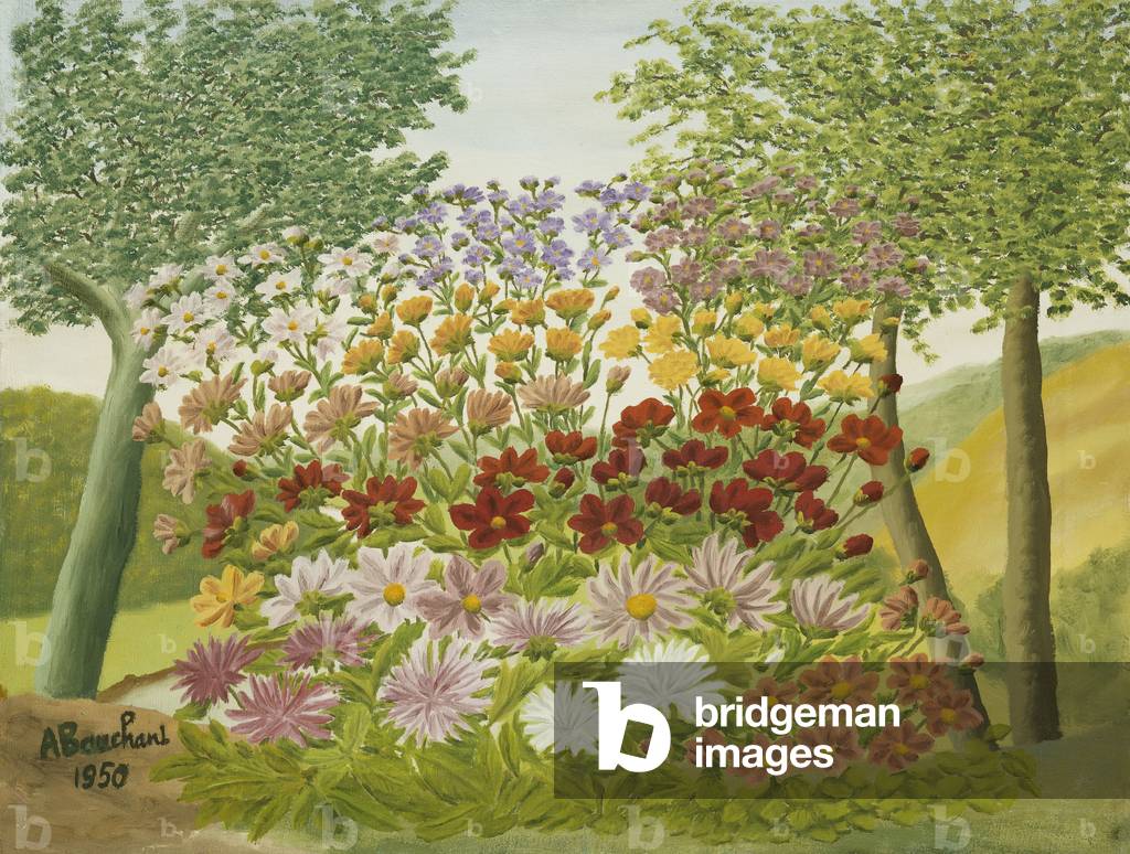 The Flowery Field; Le Champ Fleuri, 1950 (oil on canvas)