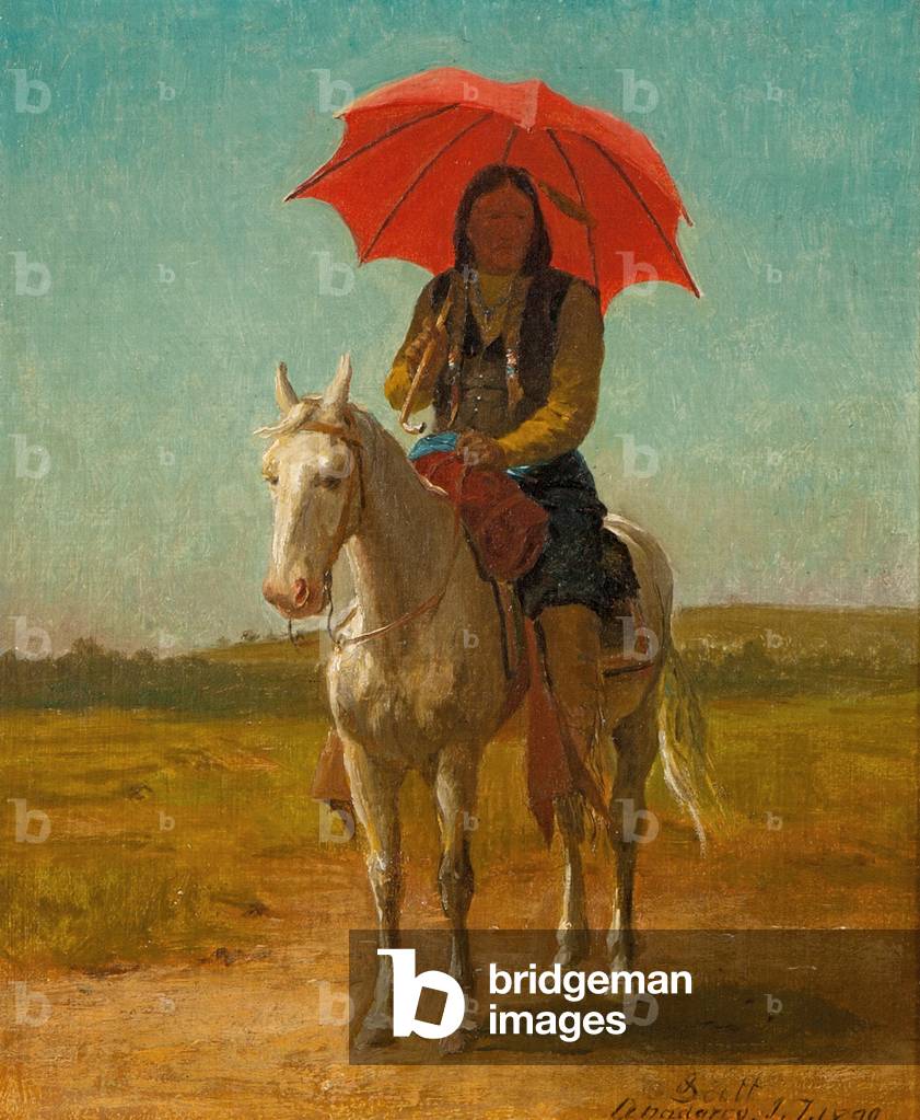 Horseman, Anadarko, Oklahoma, 1890 (oil on canvas)