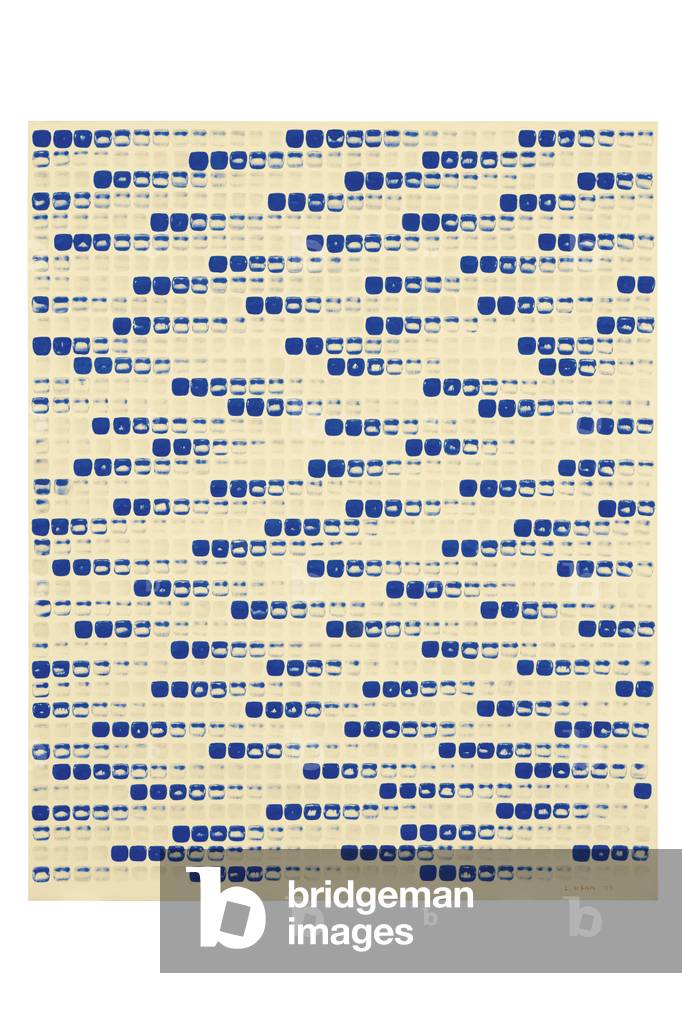From Point, 1979 (glue & mineral pigment on canvas)