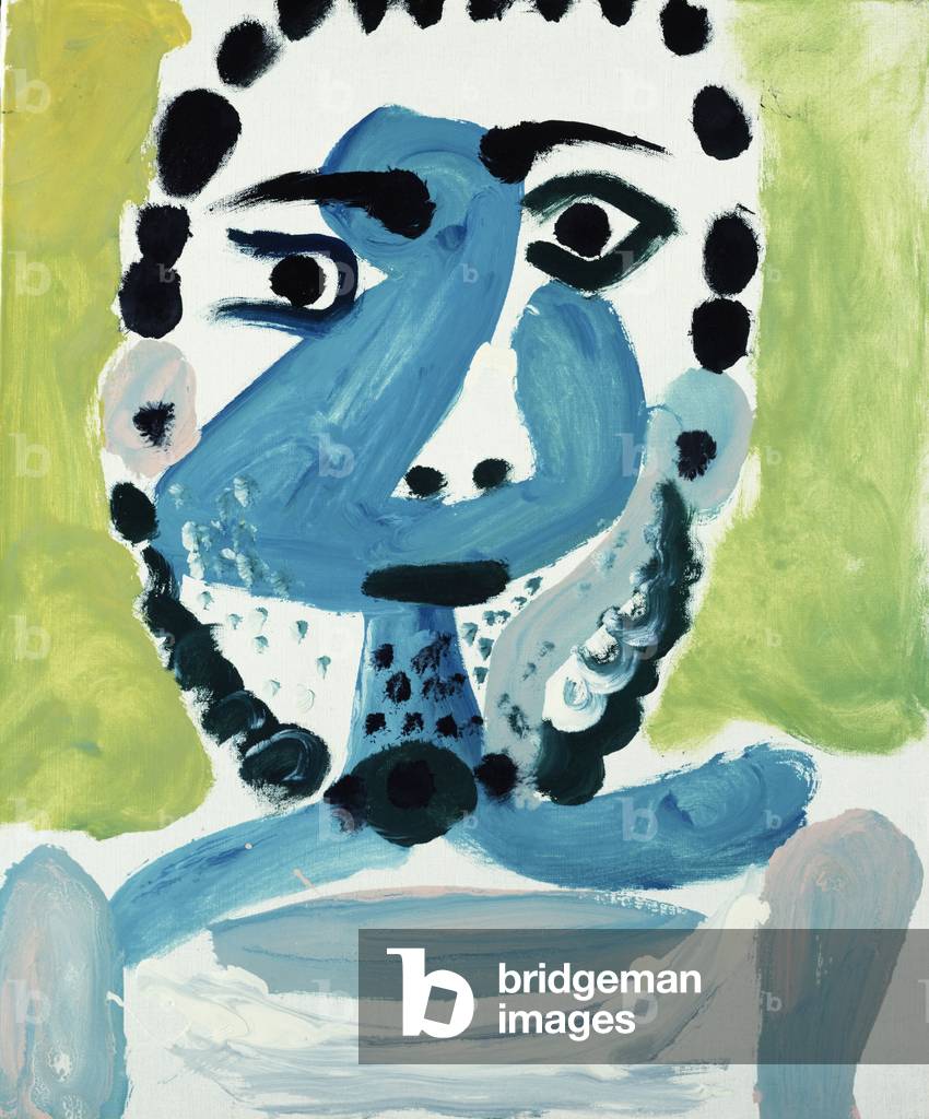 Image de Peinture représentant Portrait d'un homme, 1965 par Pablo Picasso