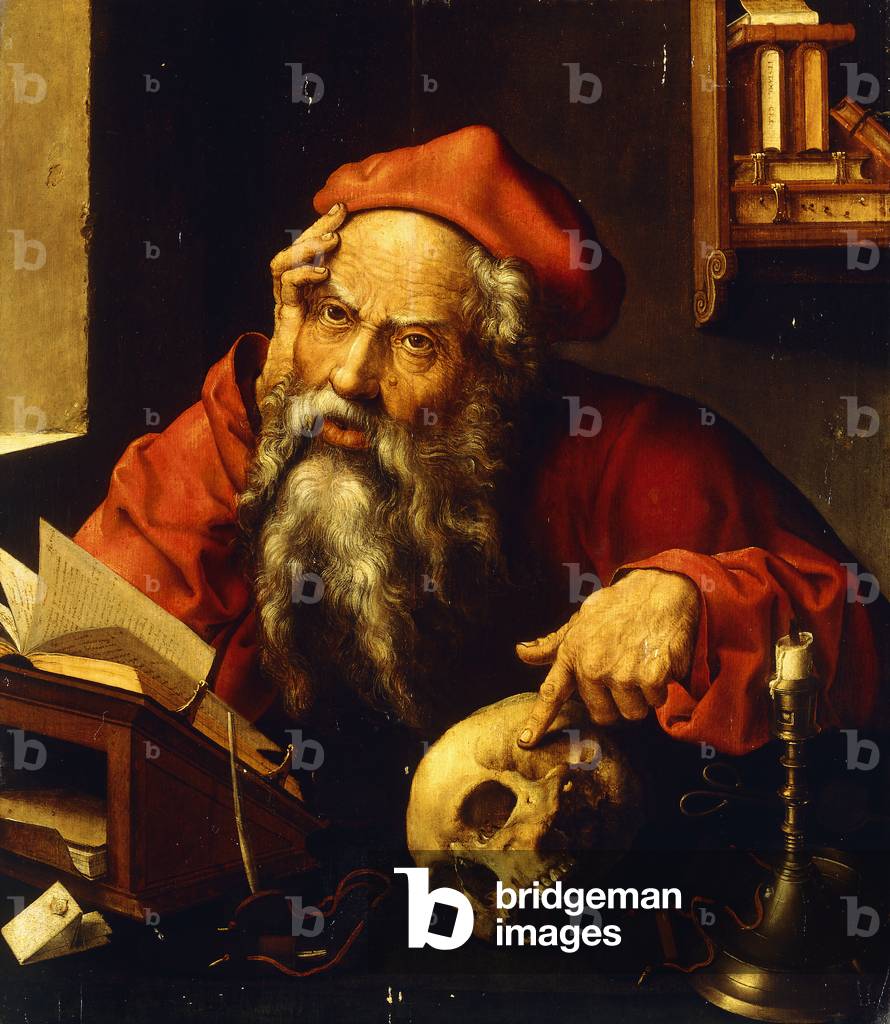 Saint Jerome,  (oil on panel)