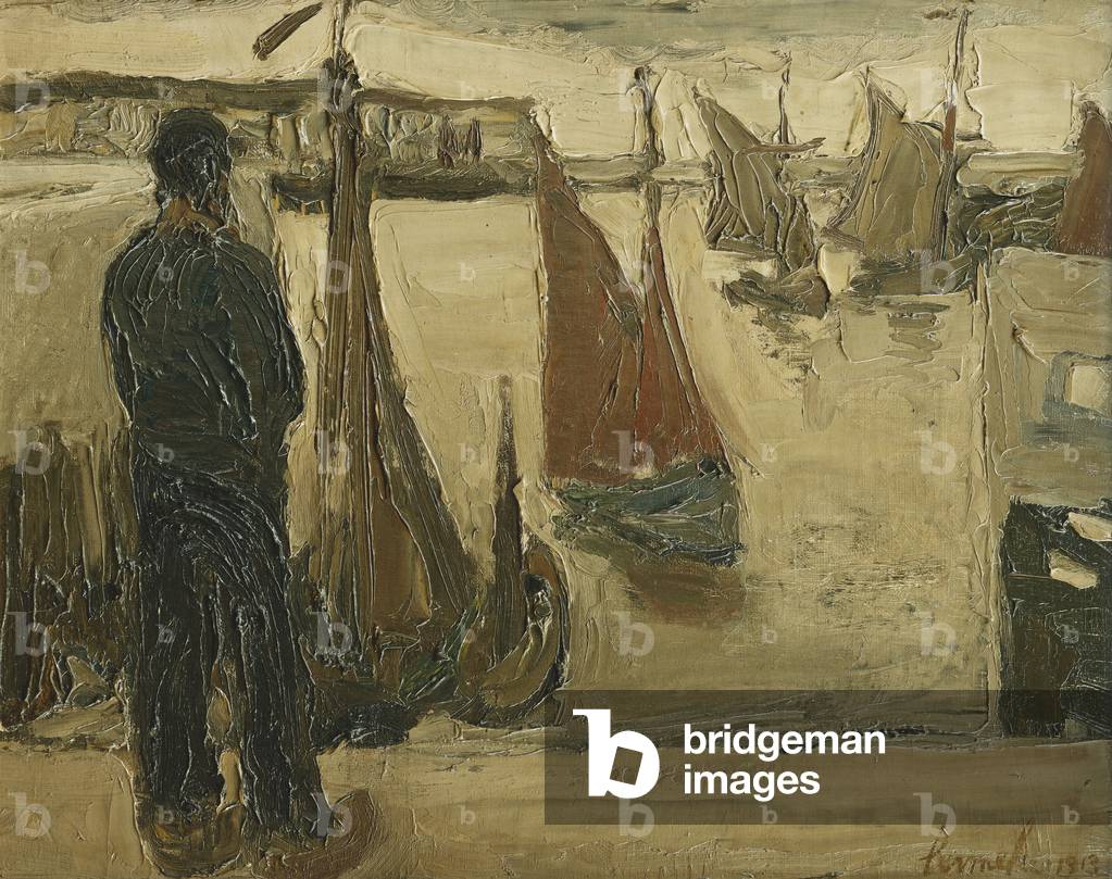 Le Port d'Ostende, 1913 (oil on canvas)