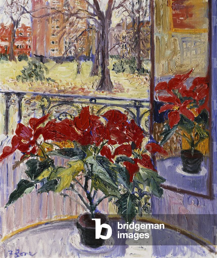View from the Artist's Window, (oil on canvas)