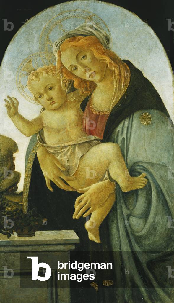 The Madonna and Child, (oil on panel)