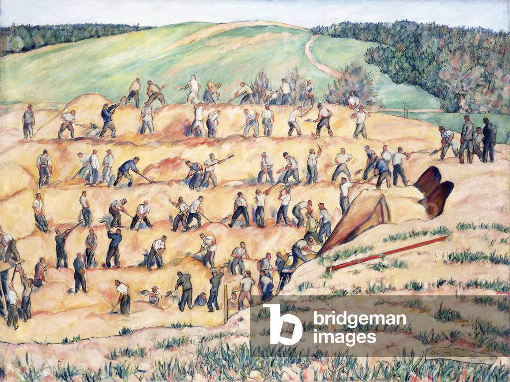 Work; Arbeit, 1916 (oil on canvas)