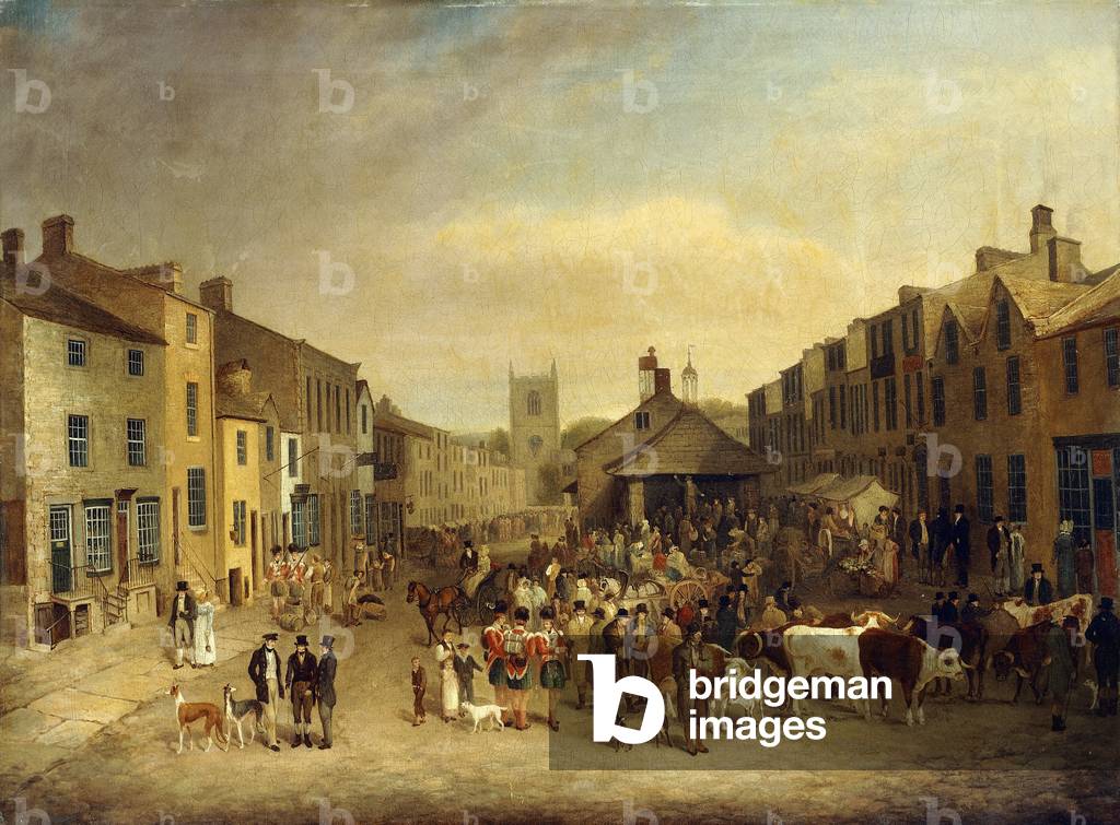 The Skipton Fair of 1830 (oil on canvas)