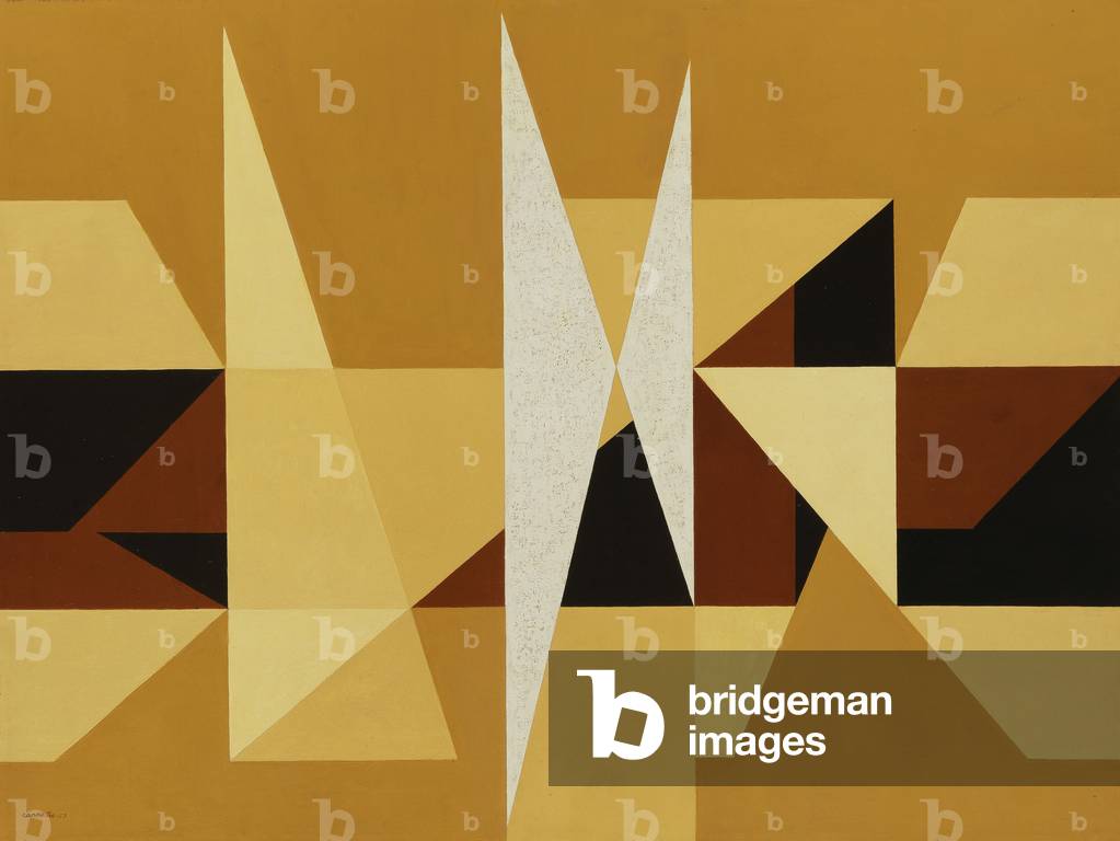 Geometrical Composition, 1957 (oil on canvas)