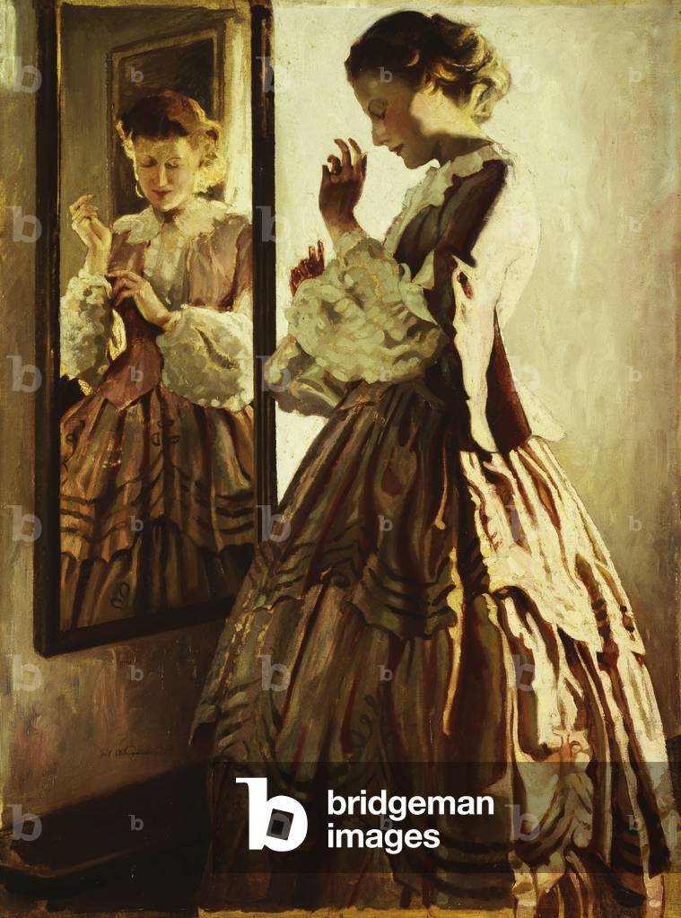 The Reflection (oil on canvas)