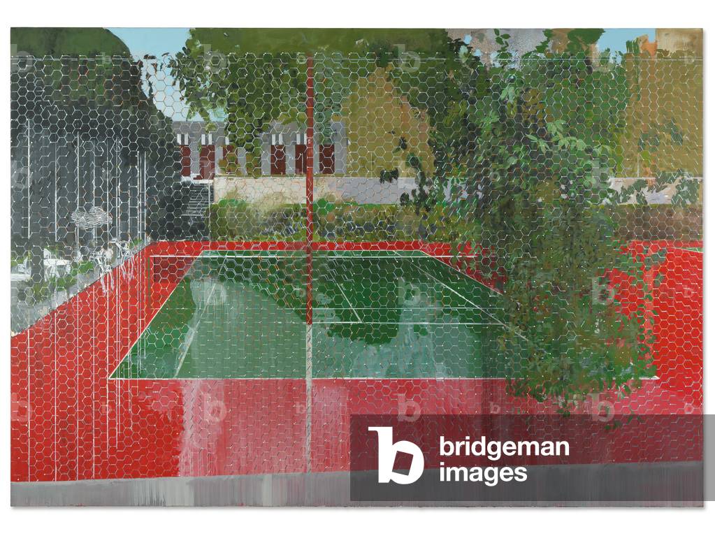 Country Club: Chicken Wire, 2008 (oil on canvas)