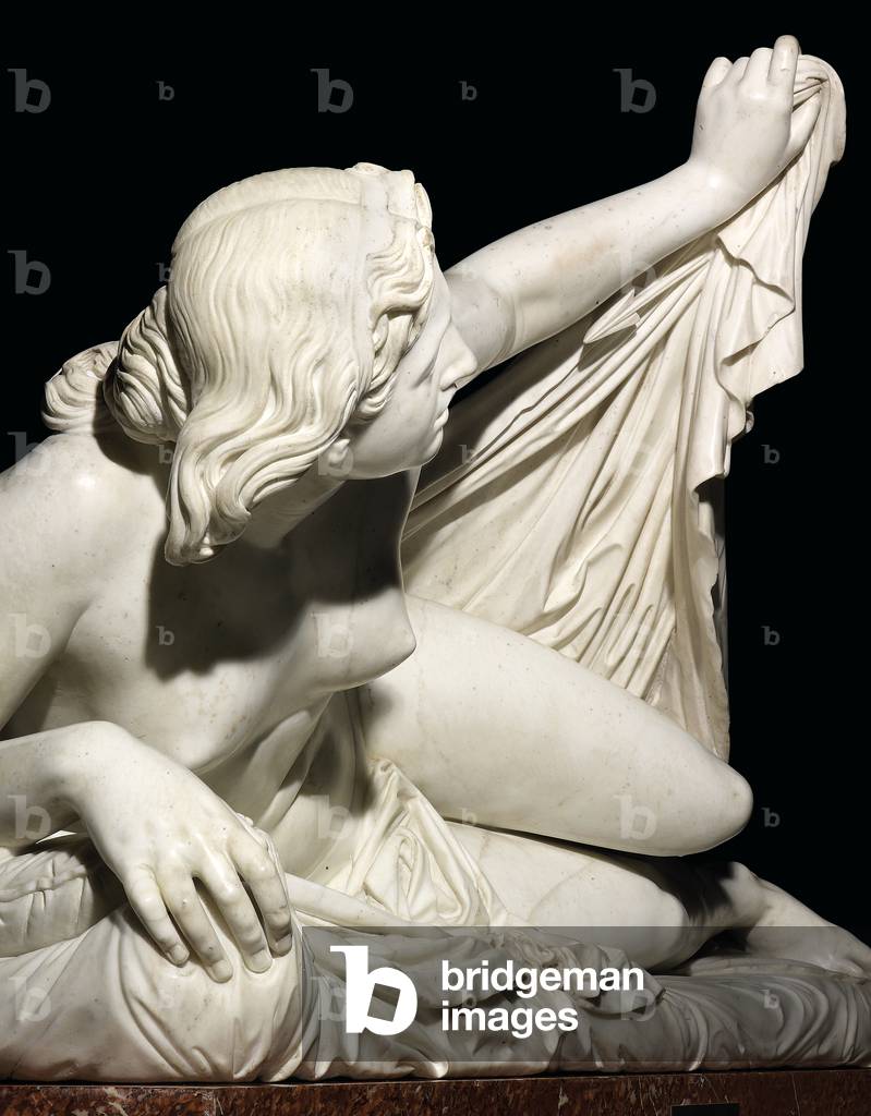 Love and Modesty, 1860 (marble)