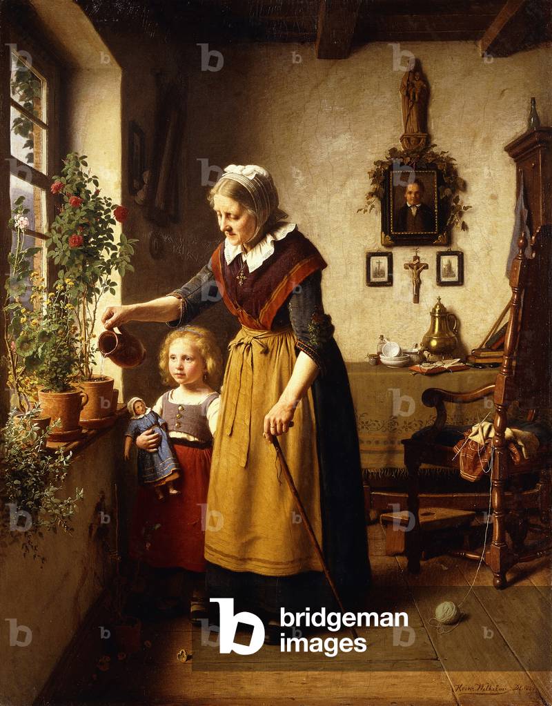 Grandmothers Green Thumb, 1880 (oil on canvas)