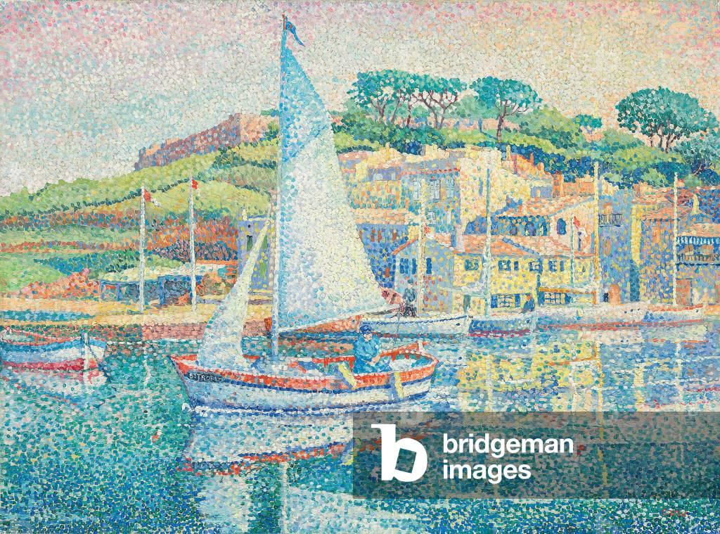 La Ponche St. Tropez  (oil on canvas)