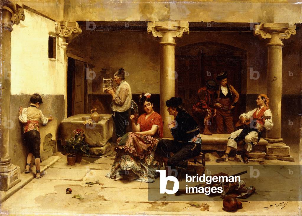 The Proposition,  (oil on canvas)