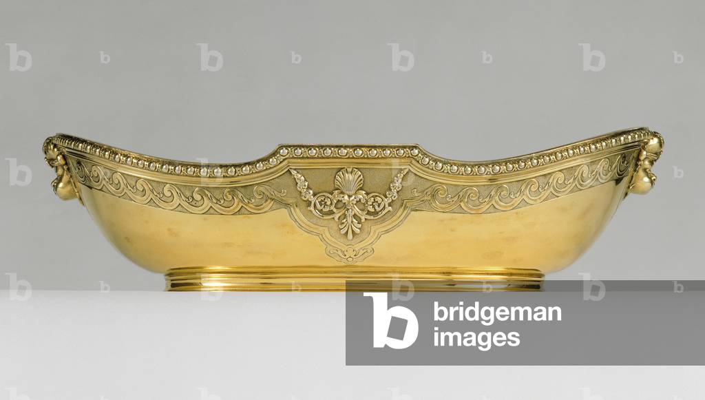 Ewer basin from the service of Charlotte Aglaé d'Orléans, Duchess of Modena and Reggio, 1719 (silver-gilt)