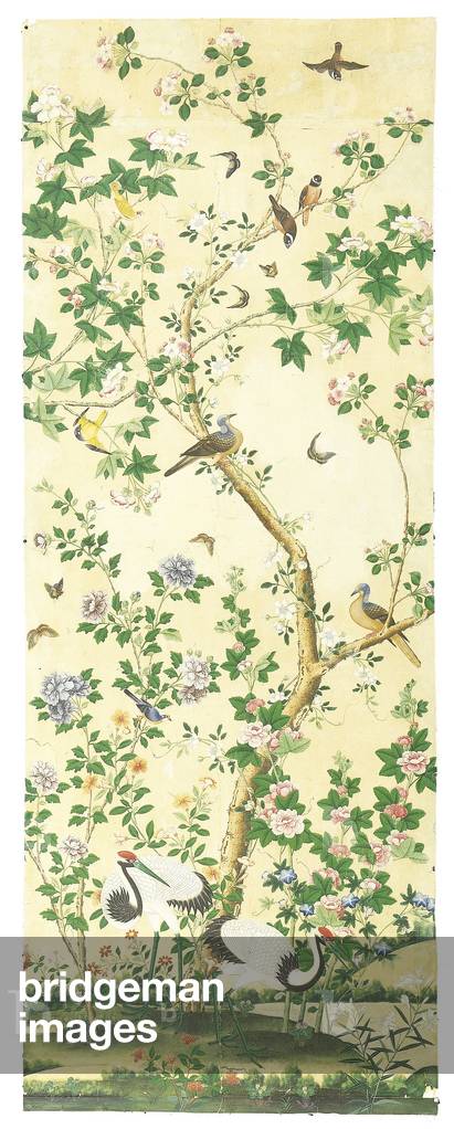 Chinese painted paper