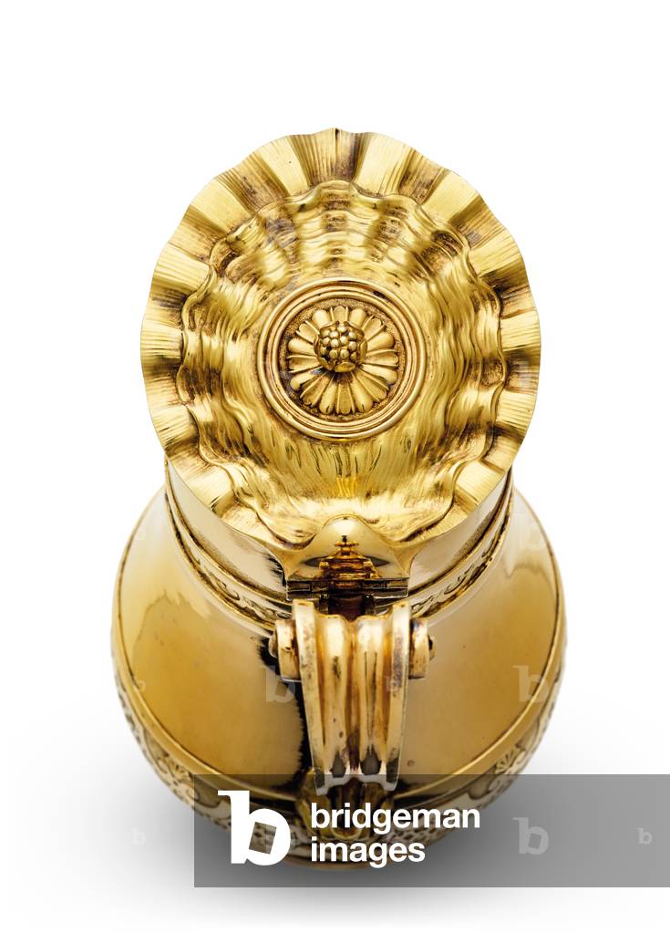 Ewer from the service of Charlotte Aglaé d'Orléans, Duchess of Modena and Reggio, 1719 (silver-gilt)