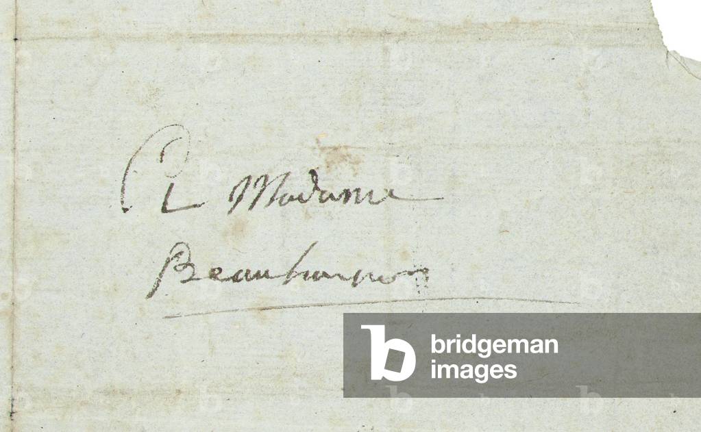 Letter to Josephine de Beauharnais, 1795-6 (pen & ink on paper) (see also 700245-6)