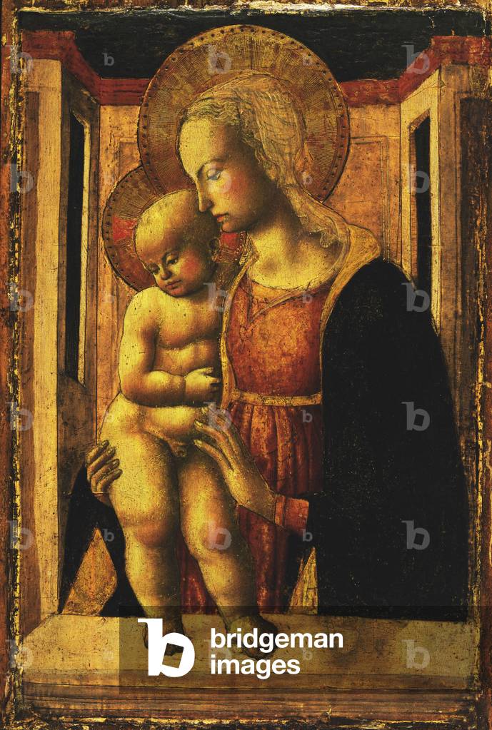 The Madonna and Child (tempera on panel)