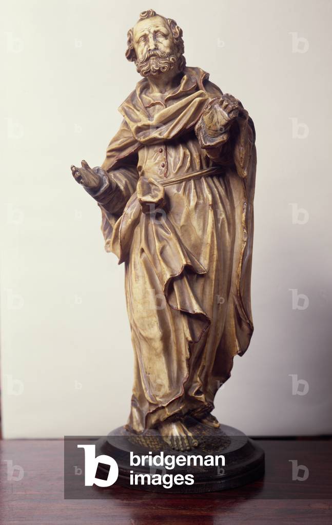 Statuette of a Saint, Lower Rhine (alabaster)
