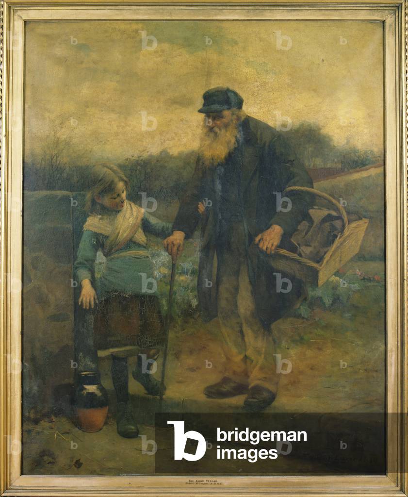 The Blind Pedlar (oil on canvas)