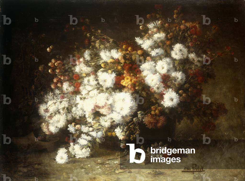 Still life of flowers (oil on canvas)