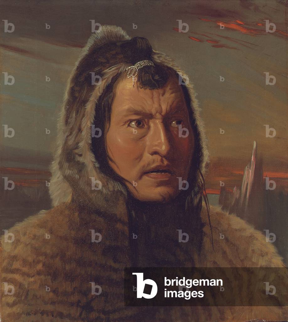 Portrait of an Eskimo (oil on canvas)
