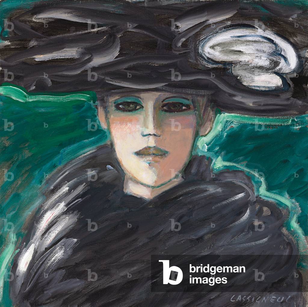 Young Woman from the Front; Jeune femme de face, 2006 (oil on canvas)