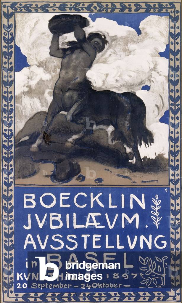 Boecklin Jubilaeum, 1897 (litho in colours)
